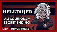 Helltaker - FULL PLAY (All solutions + Secret Ending)