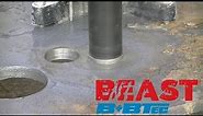 BEAST B+BTec core drilling through pure steel