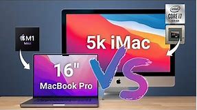 16" MacBook Pro vs 5k iMac: Which is a better desktop?