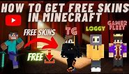 How To Get Free Skins In Minecraft ||Java Edition Tlauncher||Minecraft