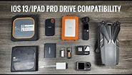 iOS 13 & iPad Pro Hard Drive Compatibilty and Demonstration