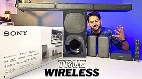 Sony HT - S40R Review | Real 5.1 Dolby Home Theater | 600w Wireless Speakers.