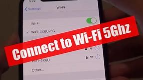 iPhone XS: How to Connect to Wi-Fi 5Ghz