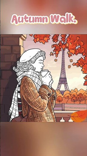 Relax & Color with Me | Autumn Walk Number Coloring