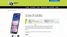 LG Solo™ LTE (L423DL) | Straight Talk