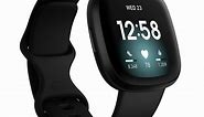 Buy Fitbit Versa 3 Smart Watch - Black | Fitness and activity trackers | Argos