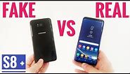 FAKE VS REAL Samsung Galaxy S8 Plus - Buyers Beware!