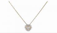 Canaria .15 ct. t.w. Diamond Heart Pendant Necklace in 10kt Yellow Gold
