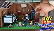 I built Sid's Bedroom from Toy Story - Toy Story 1/12th Scale Diorama