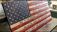 How to Build an American Flag Out of Wood