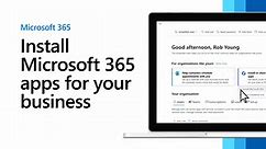 Install Microsoft 365 apps