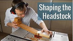 Shaping the Headstock (Ep 10 - Acoustic Guitar Build)