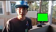 Plainrock124 Throwing Sega Genesis To Computer Green Screen (FREE TO USE)