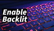 How to Enable keyboard Light on Acer laptop (Easy) | Enable Backlit Keyboard