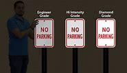 No Parking Beyond This Point Sign By SmartSign | 12