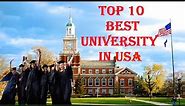 Top 10 Best Universities in USA | US Best University 2020 | Best School and University in America