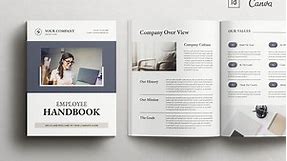 Employee Handbook Template, a Magazine Template by TemplatesForest