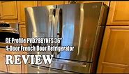 GE Profile PVD28BYNFS 36" 4-Door French Door Refrigerator Review 2024