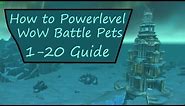 How to Powerlevel WoW Battle Pets from 1-20