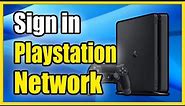 How to Sign In to PlayStation Network on PS4 & Reset Password (Easy Method)