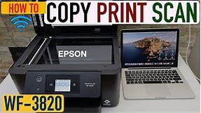 Epson WorkForce Pro 3820 Scanning, Copying & Printing Video.