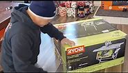 Ryobi 10 in. Table Saw with Folding Stand #unboxing