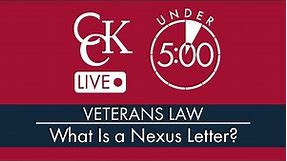 What is a VA Nexus Letter?