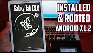 Samsung Galaxy Tab E 9.6 Root & Install Android 7.1.2 DOT OS_V4 Rom Lightning Speed & Good Battery