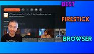 🔴 BEST FIRESTICK BROWSER | How to Install Silk Browser 🔴
