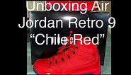 Air Jordan Retro 9 “chile Red” Unboxing and on foot review ! SNKRS App!