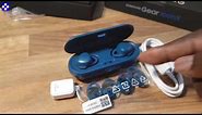 Samsung Gear IconX Wireless Earbuds Unboxing & Setup