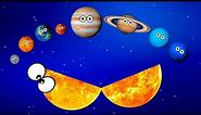 Funny Planets COMPILATION 3 | Funny Planet comparison Game | 8 Planets sizes