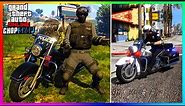 UNLOCK RARE POLICE MOTORCYCLE, How To Spawn, COP BIKE, Cars, GTA 5 Chop Shop DLC (GTA Online Update)