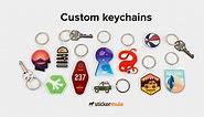 Custom keychains | Free shipping | Sticker Mule India