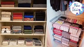 Clothes organization ideas |clothing storage ideas |clothes organization boxes|Ara Wah