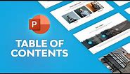 The Quick Way to Make a Table of Contents in PowerPoint