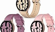 Ouwegaga 20mm No Gap Bands Only Compatible with Samsung Galaxy Watch 6 5 4 Band 40mm 44mm/Galaxy Watch 5 Band/Watch 5 Pro Band 45mm/Watch 6 4 Classic, Soft Silicone Sport Waterproof Band for Women Men