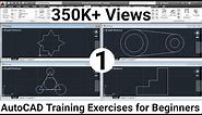AutoCAD Training Exercises for Beginners - 1