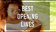 11 Best Opening Lines