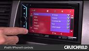 JVC KW-V10 Display and Controls Demo | Crutchfield Video