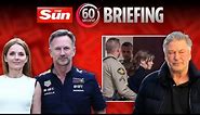 Christian Horner responds as accuser suspended & Baldwin film death verdict - 60-Second Briefing