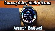 Samsung Galaxy Watch 4 Classic Unboxing 2024 (Amazon Renewed)