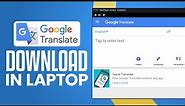How To Download Google Translate In Laptop (2024) Easy Tutorial