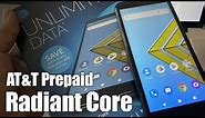 AT&T Prepaid RADIANT Core Prepaid U304AA Unboxing & First Review $39.99