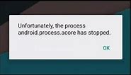 How To Fix android.process.acore has stopped working [ Narrated ]
