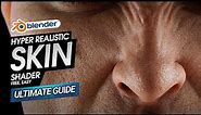 How to Create Ultra Realistic Skin Shader in Blender Using Free Textures (Ultimate Guide)