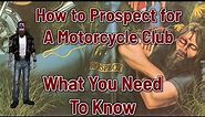 How to prospect for a motorcycle club and information you need to know