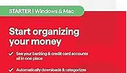 Quicken Classic Starter, Personal Finance Software - Start organizing your money - 1 Year Subscription (Windows/Mac) [Key Card]