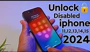 unlock any iPhone without passcode | iPhone is Disabled, Connect to iTunes? iphone disabled