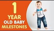 1 Year Old Baby Milestones